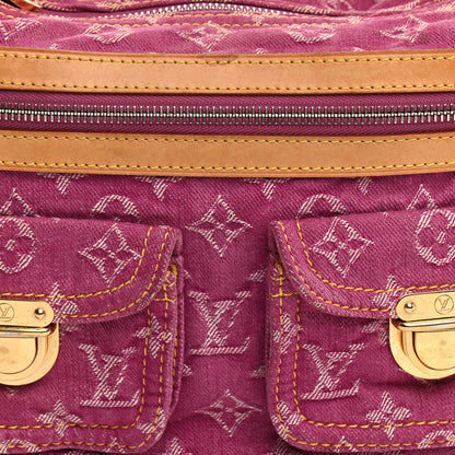 Louis Vuitton Denim Baggy PM Fuchsia 15 of 25