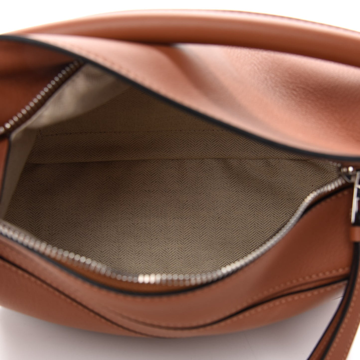 Calfskin Small Puzzle Bag Tan