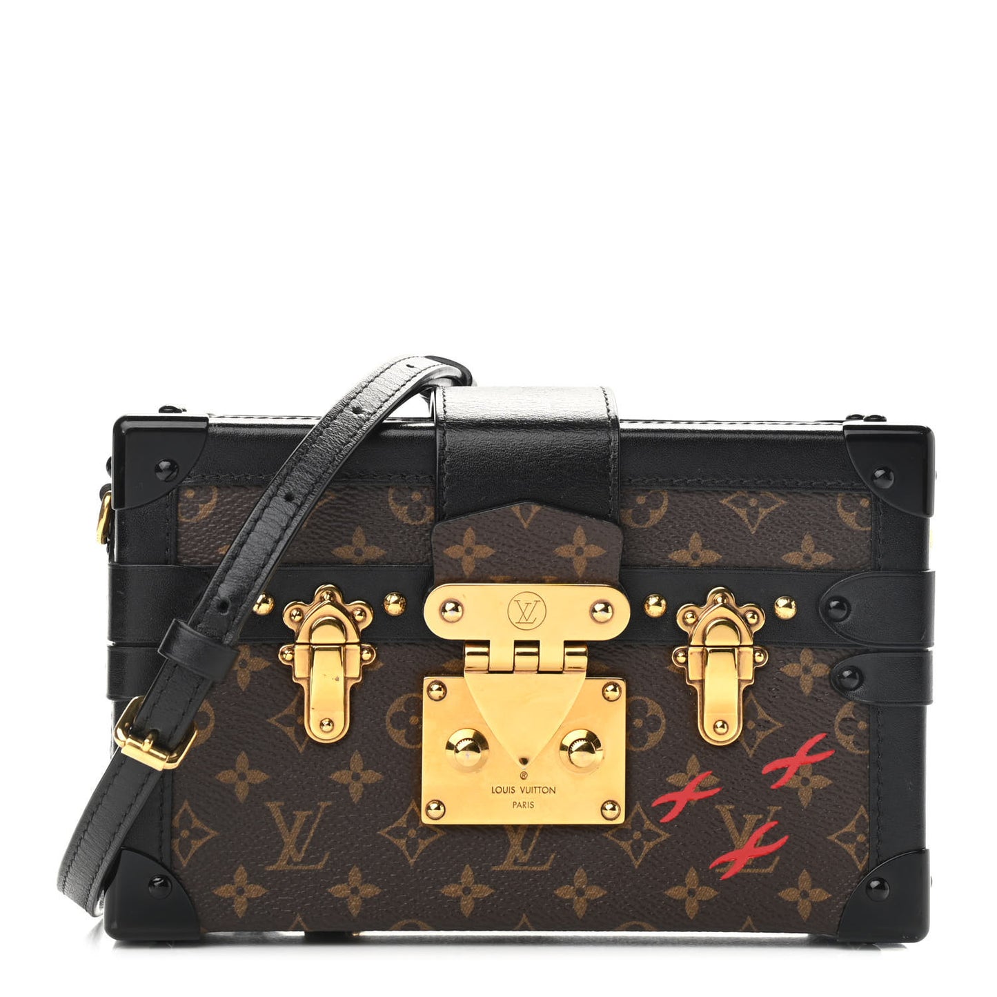 Monogram Petite Malle Black