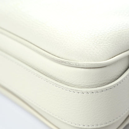 Celine Supple Calfskin Medium Romy Shoulder Bag White 9 of 15