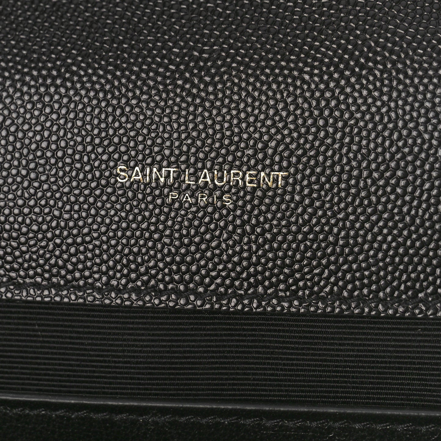 Grain De Poudre Textured Mixed Matelasse Triquilt Medium Monogram Satchel Black