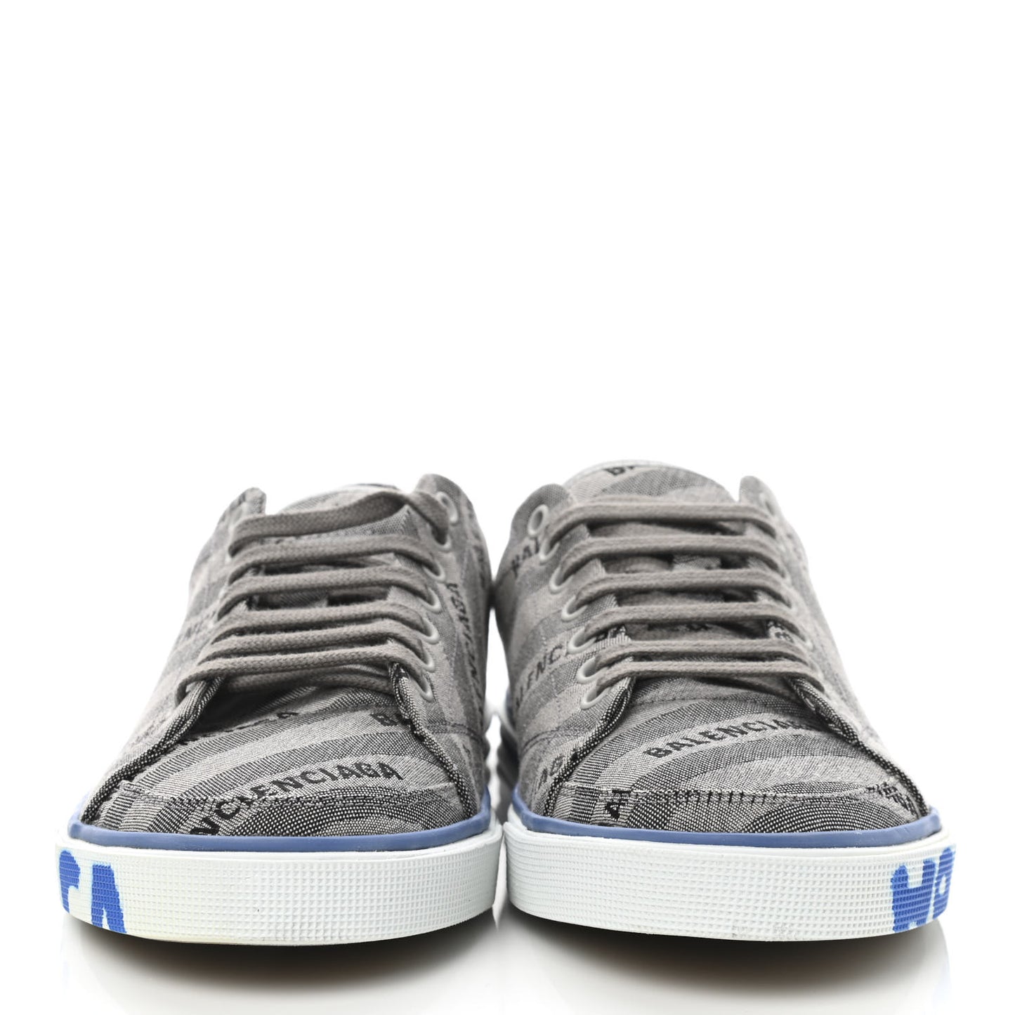 Canvas Jacquard Diagonal Allover Logo Womens Match Graffiti Sneakers 40 Grey