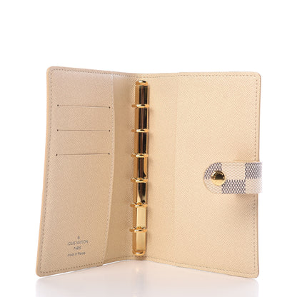 Louis Vuitton Damier Azur Small Ring Agenda Cover 5 of 8