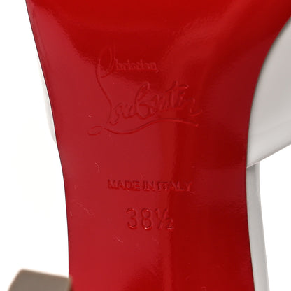 Christian Louboutin Patent Me Dolly 100 Sandals 38.5 White 6 of 7