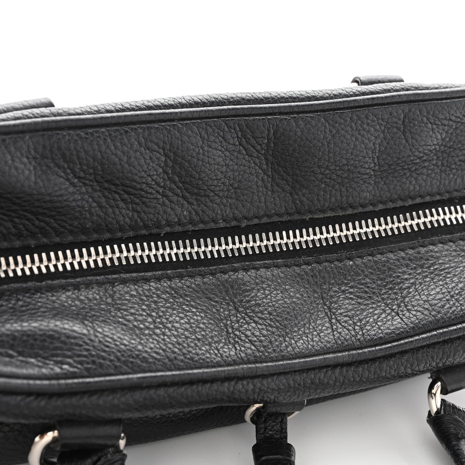 Prada Vitello Daino Bowler Black 13 of 15
