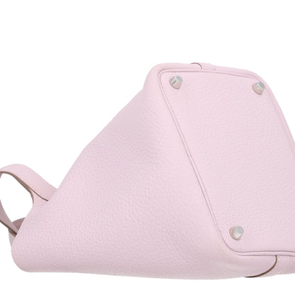 Hermes Taurillon Clemence Picotin Lock 18 PM Mauve Pale 9 of 10