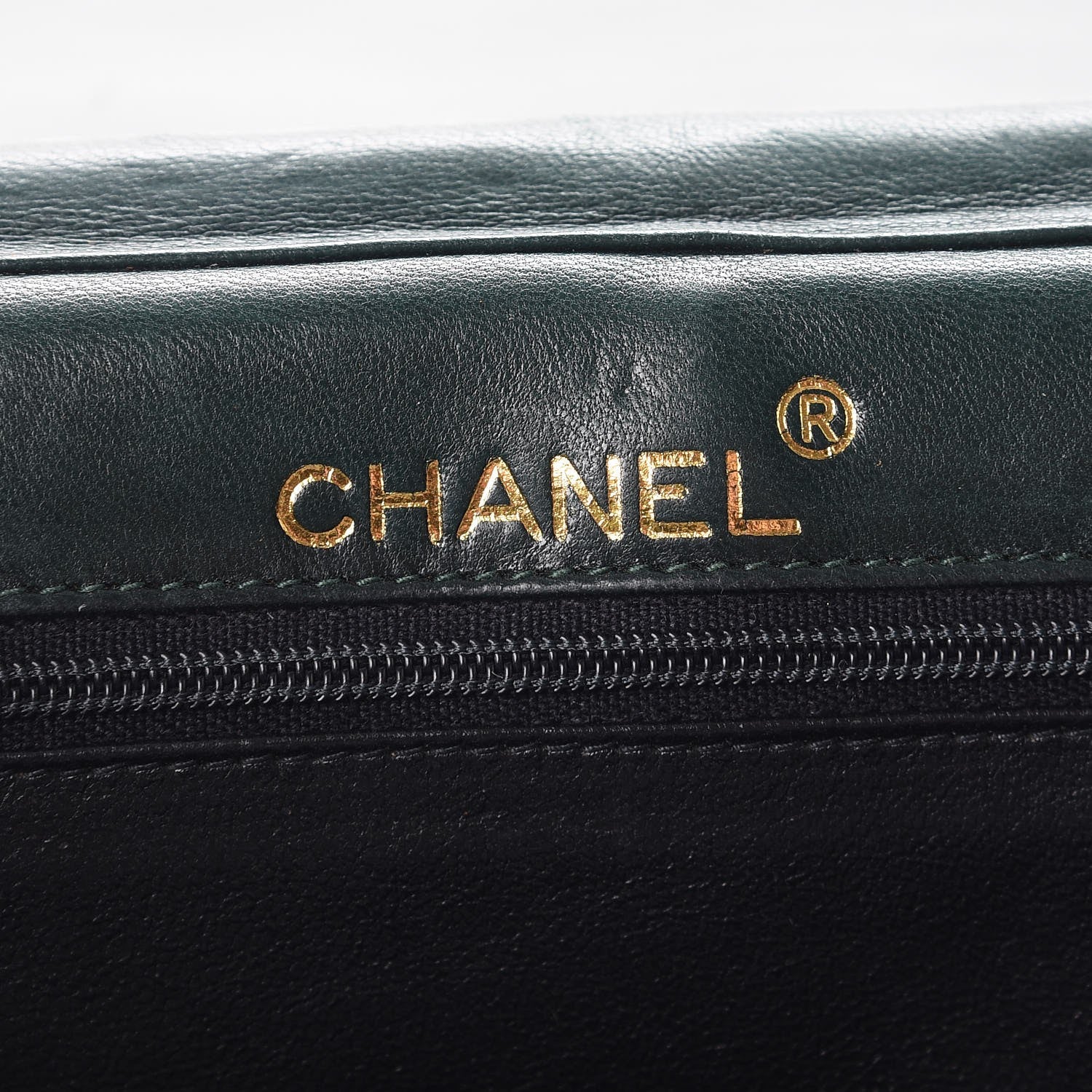 Chanel Lambskin CC Single Flap Green 6 of 17