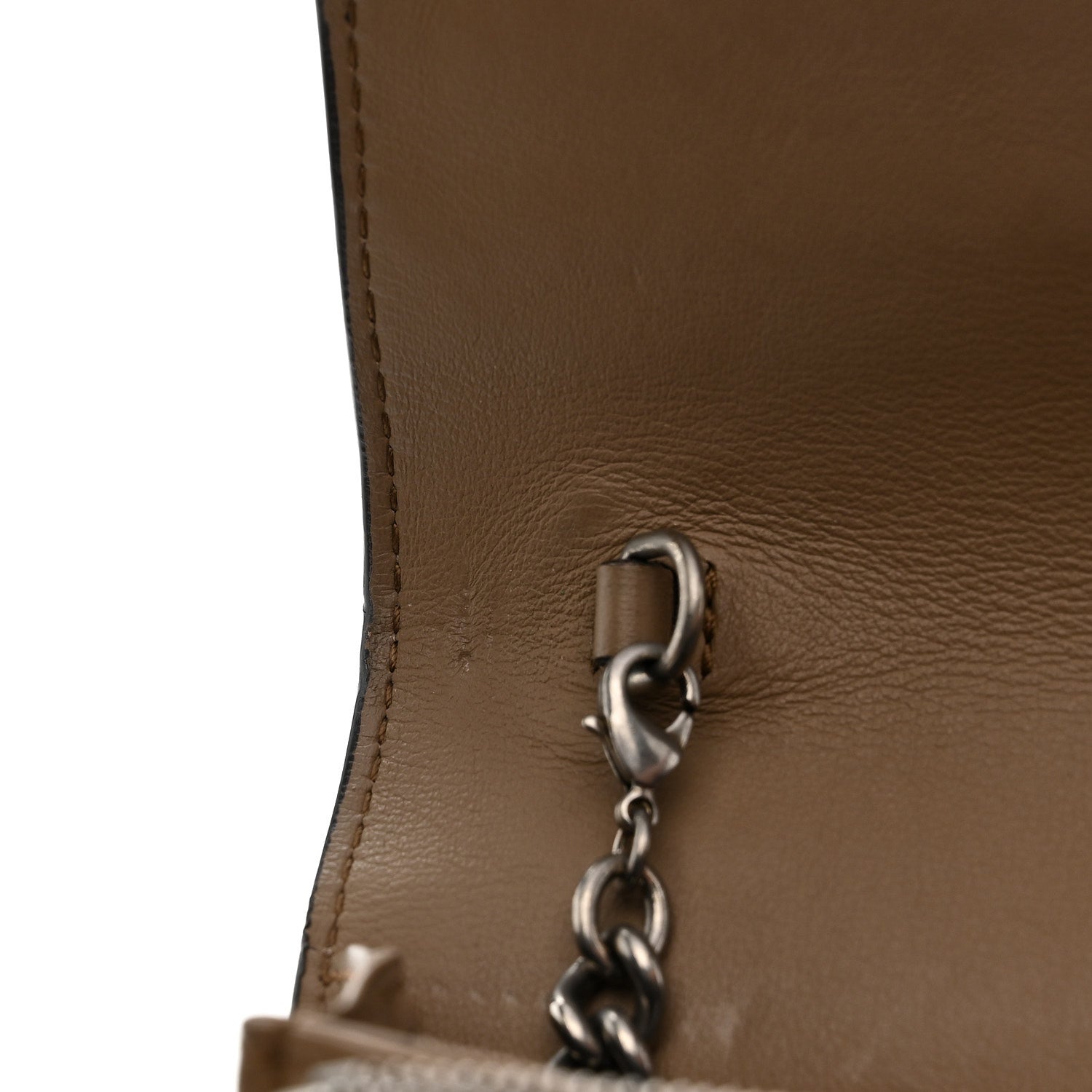 Gucci GG Supreme Monogram Mini Dionysus Chain Wallet Beige Taupe 14 of 15