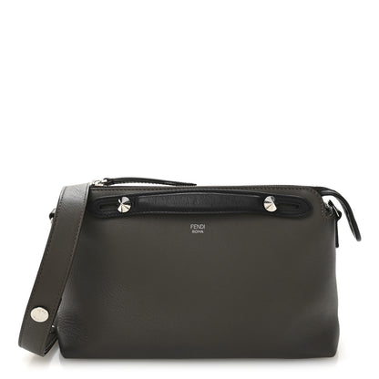 Fendi Vitello Dolce 4 Color Medium By The Way Boston Bag Carbone Grigio Polvere Multicolor 1 of 15
