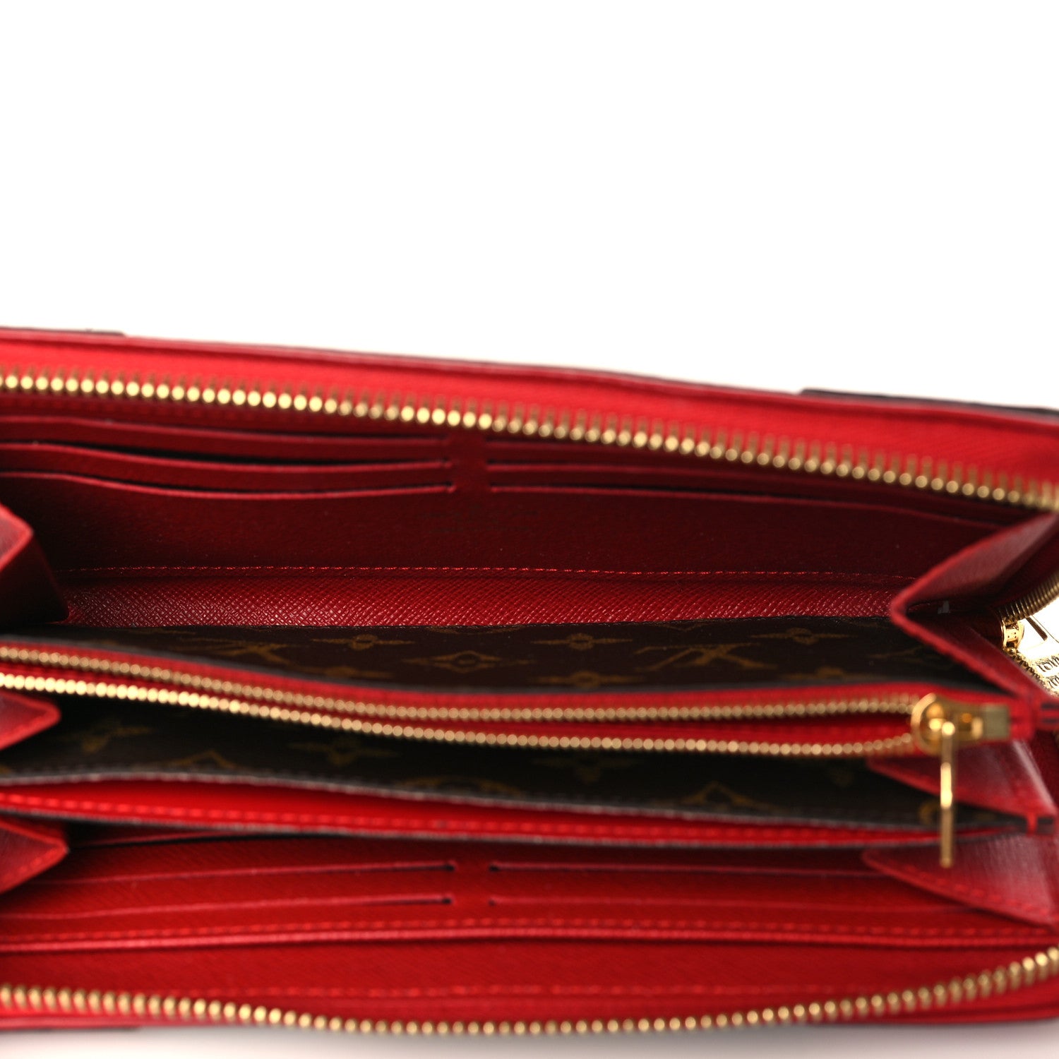 Louis Vuitton Monogram Retiro Zippy Wallet Cherry 5 of 10