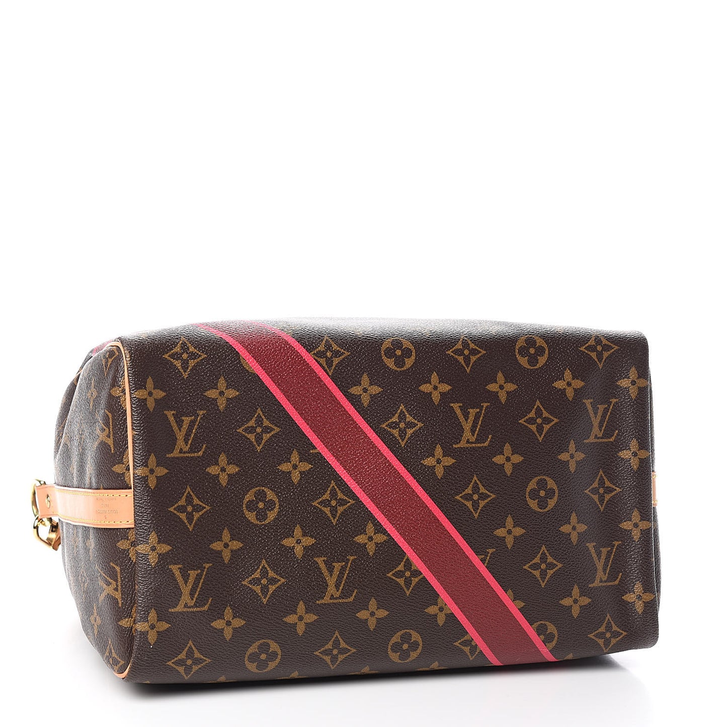 Monogram My LV Heritage Speedy Bandouliere 30 Bordeaux Fuchsia