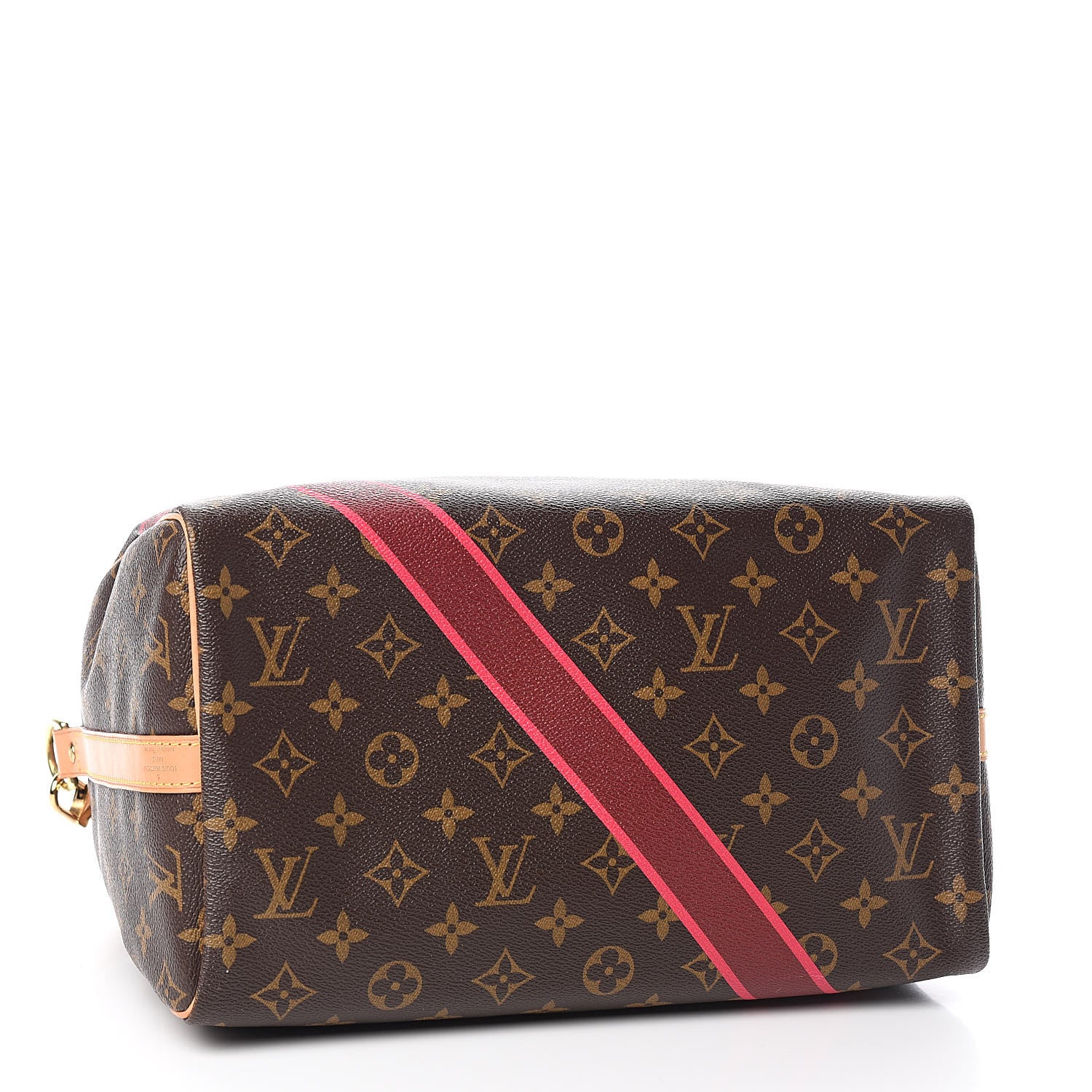Louis Vuitton Monogram My LV Heritage Speedy Bandouliere 30 Bordeaux Fuchsia 4 of 11
