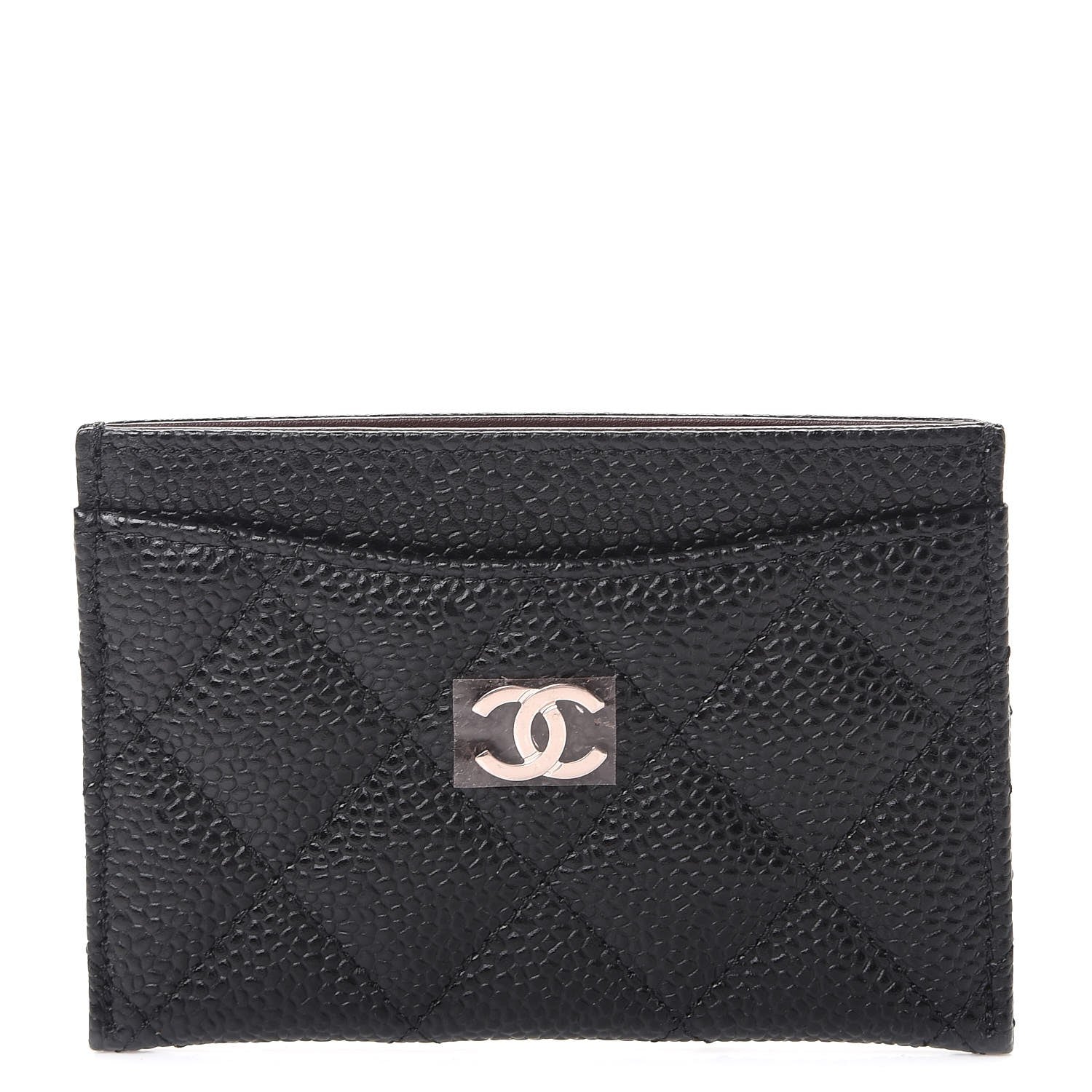 Chanel Caviar Quilted Card Holder Black 1 of 9