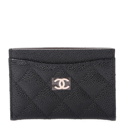 Chanel Caviar Quilted Card Holder Black 1 of 9