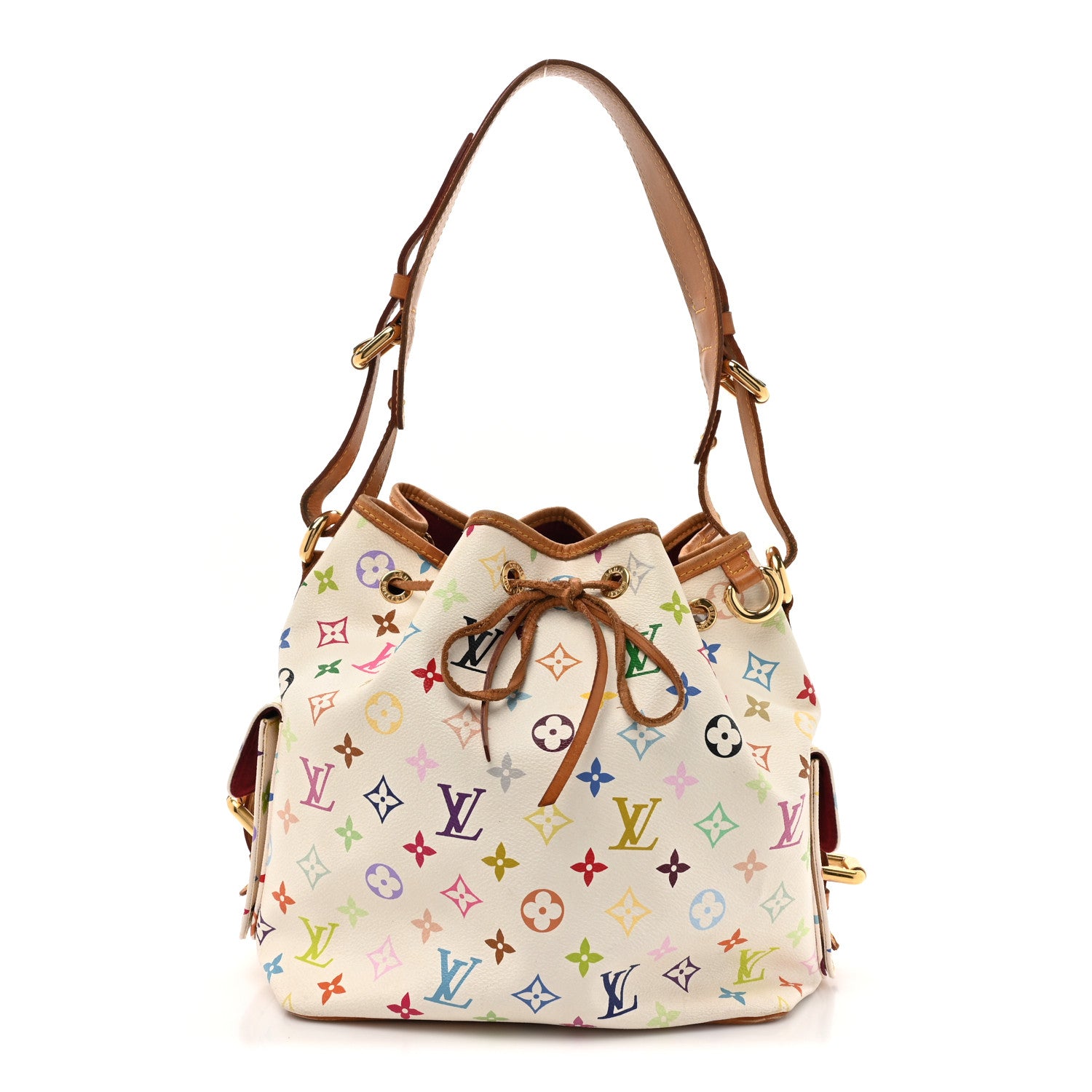 Louis Vuitton Monogram Multicolor Petit Noe White 1 of 20