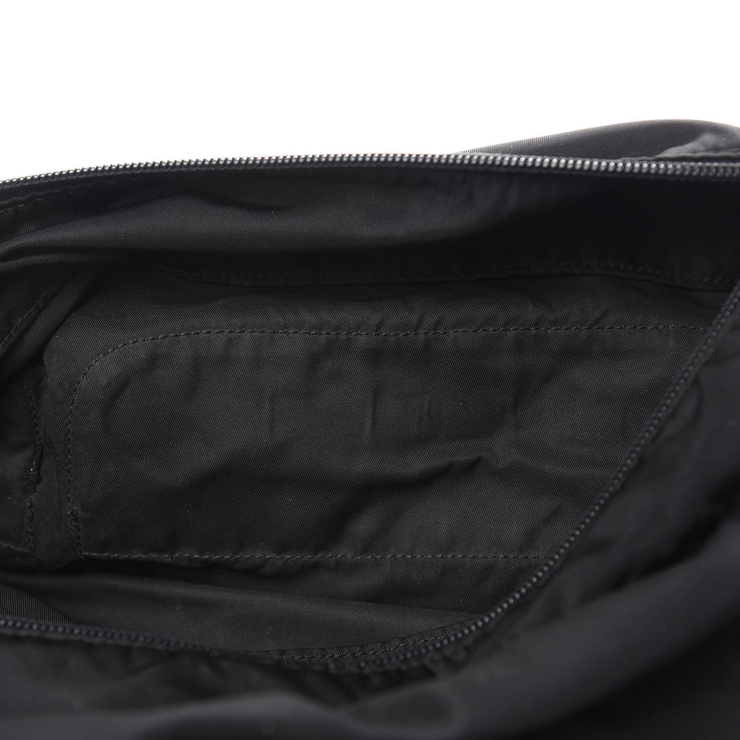 Nylon Vela Messenger Bag Black