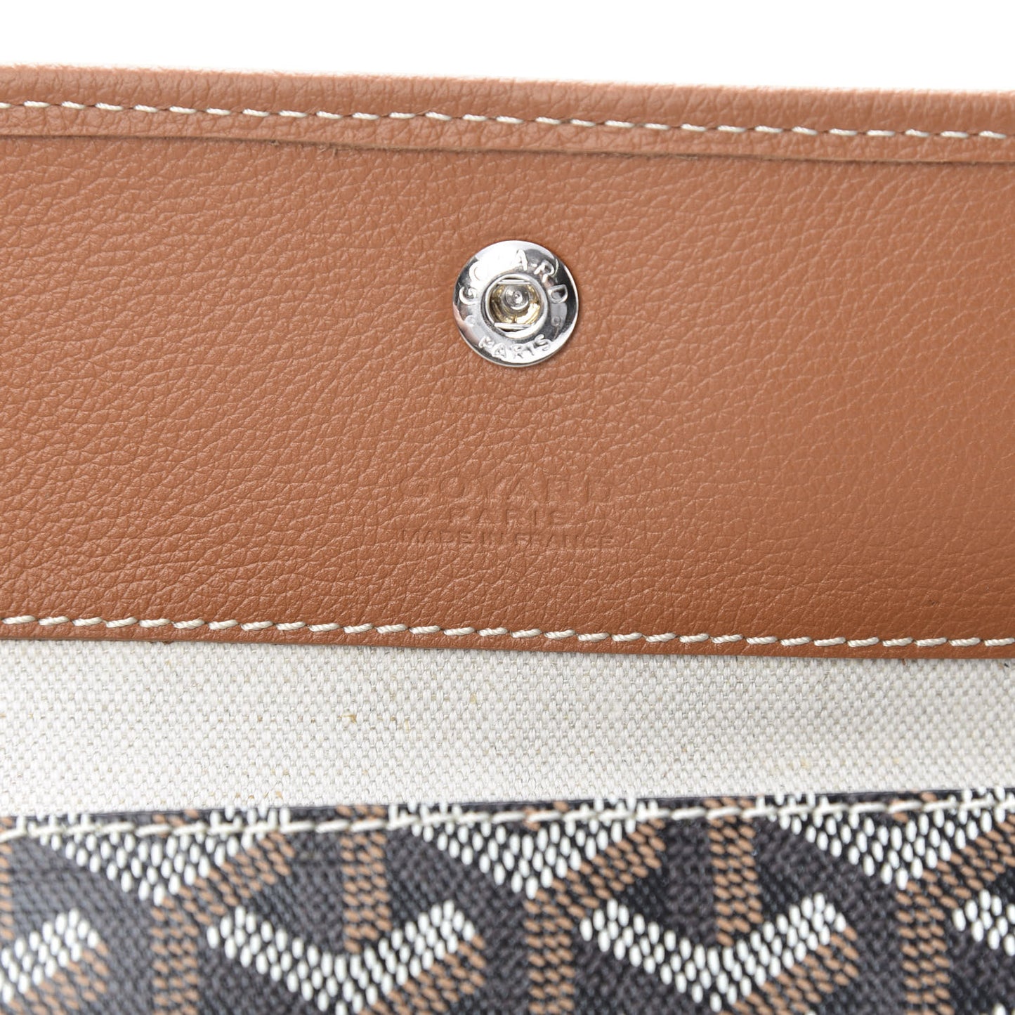 Goyardine Pouch Black Gold