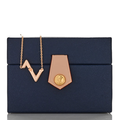 Louis Vuitton 18K Pink Gold LV Volt Upside Down Pendant Necklace 5 of 5
