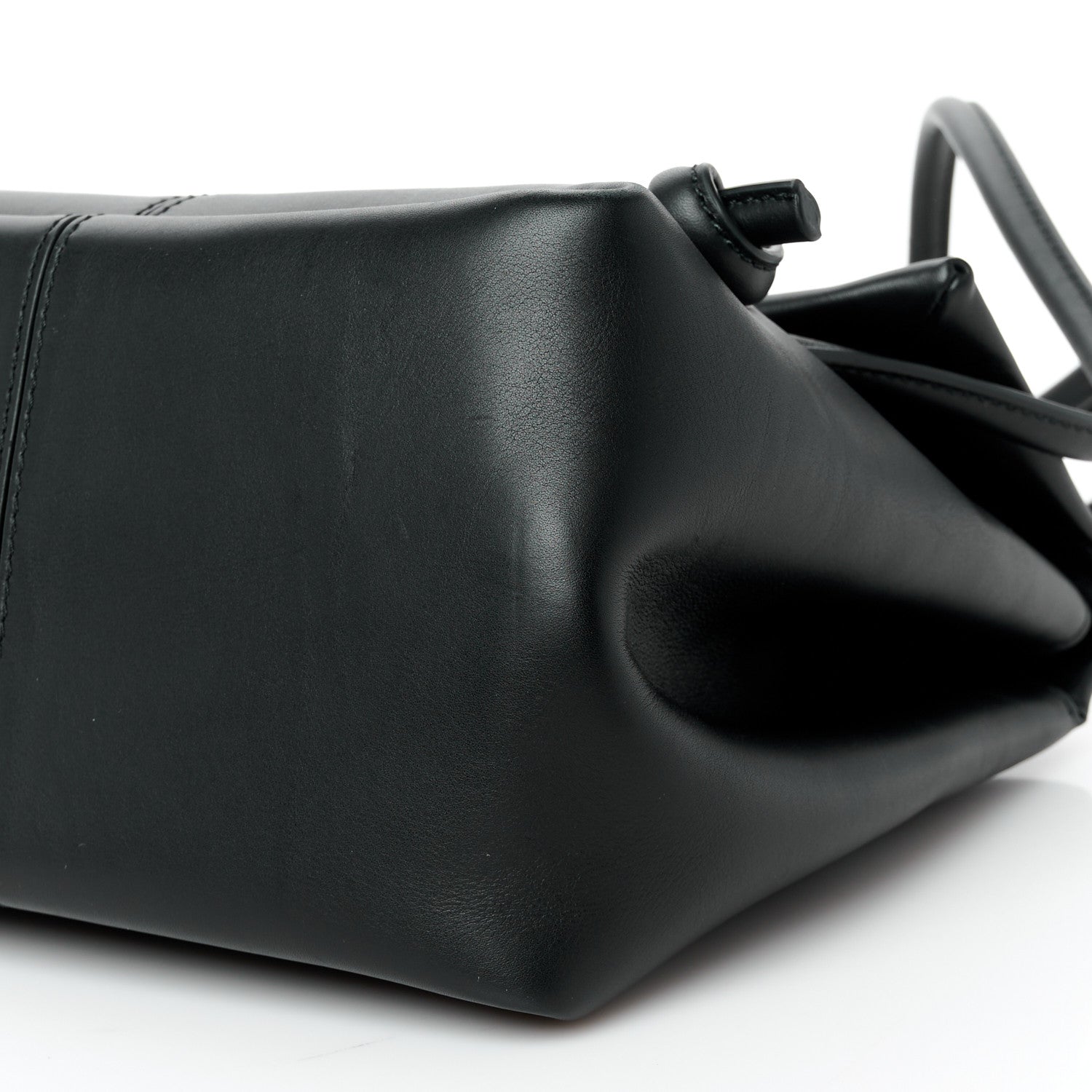 Bottega Veneta Calfskin Small Falcon Shoulder Bag Black 11 of 11