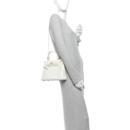 Hermes Swift Kelly Retourne 25 White 2 of 10