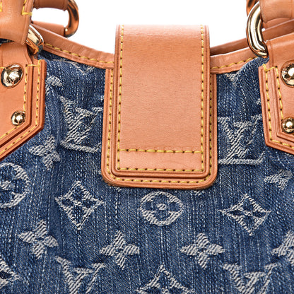 Louis Vuitton Monogram Denim Pleaty Blue 11 of 13
