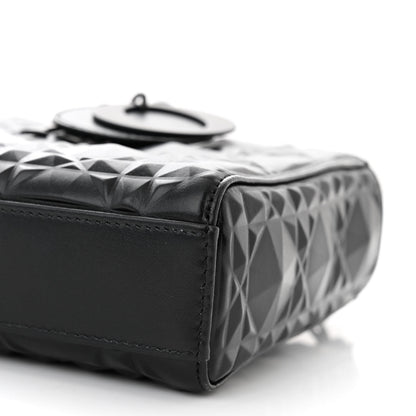 Christian Dior Calfskin Cannage Diamond Medium Lady D-Joy Black 8 of 9