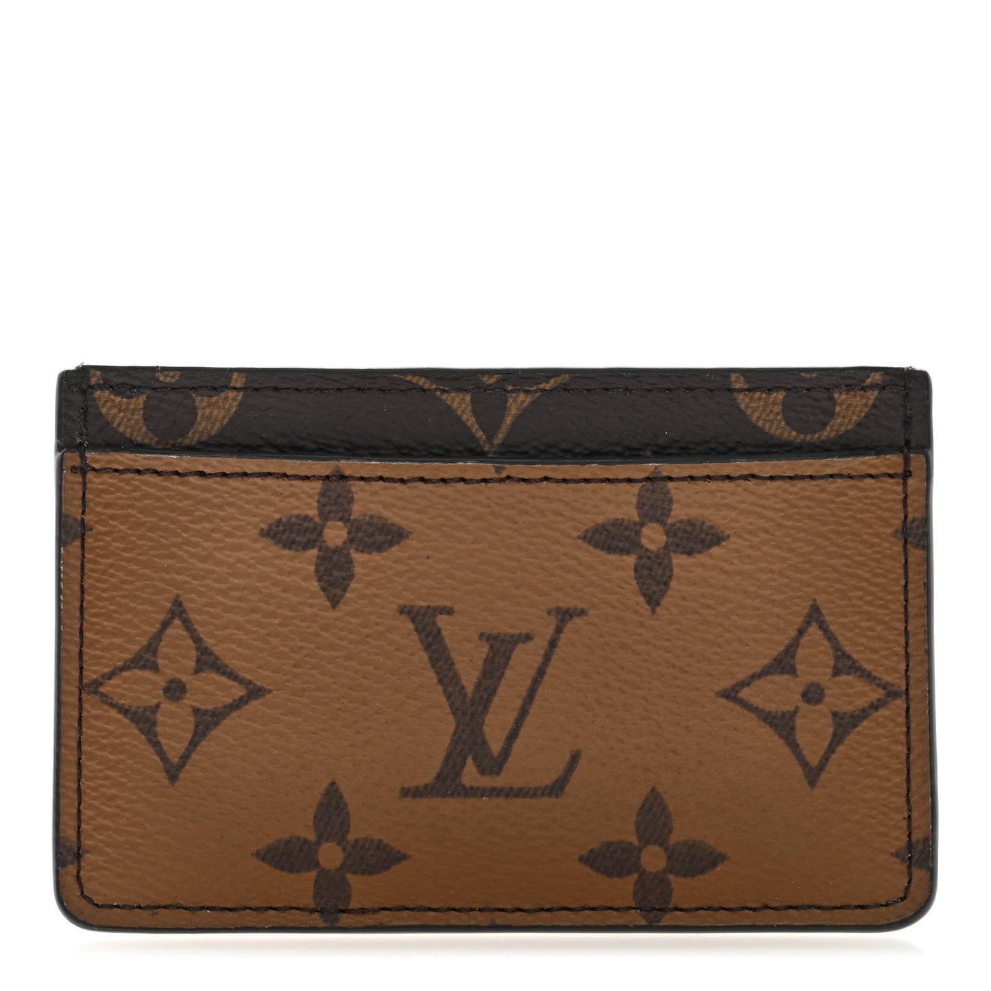 Reverse Monogram Card Holder