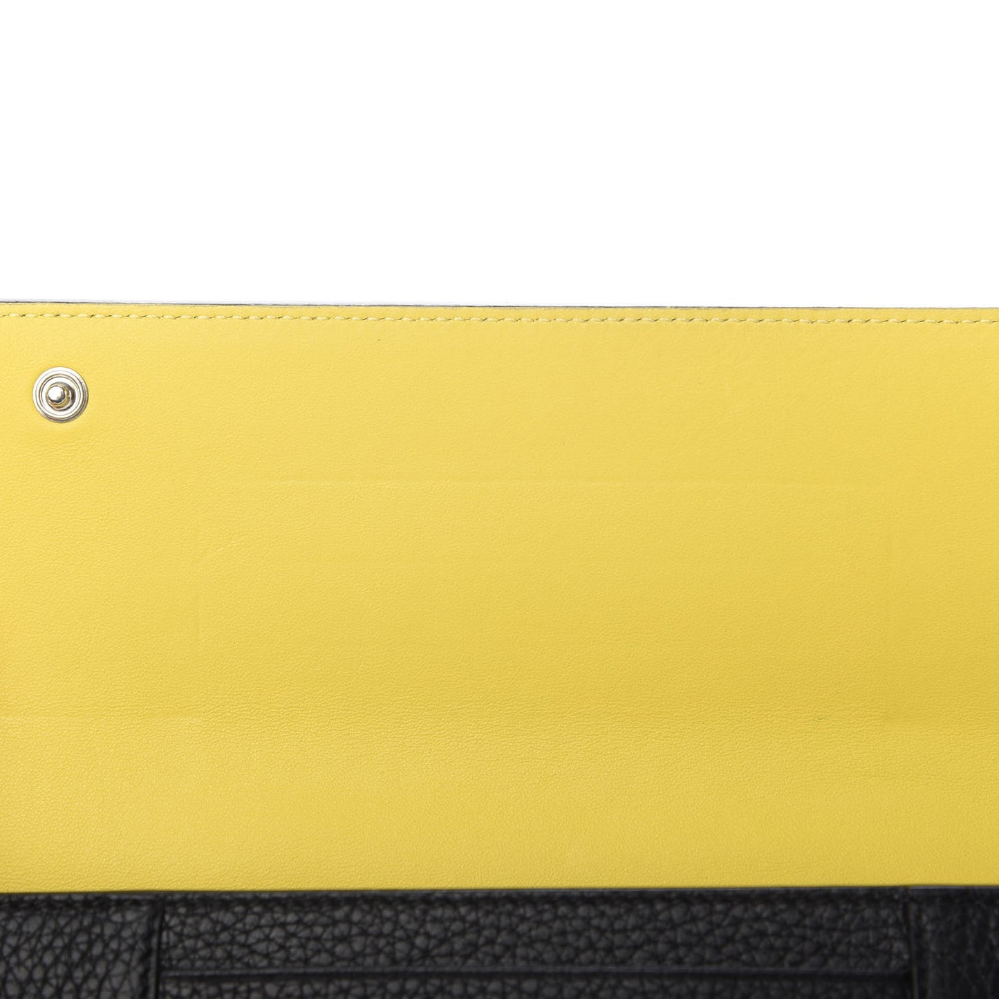 Drummed Calfskin Large Multifunction Flap Wallet Black