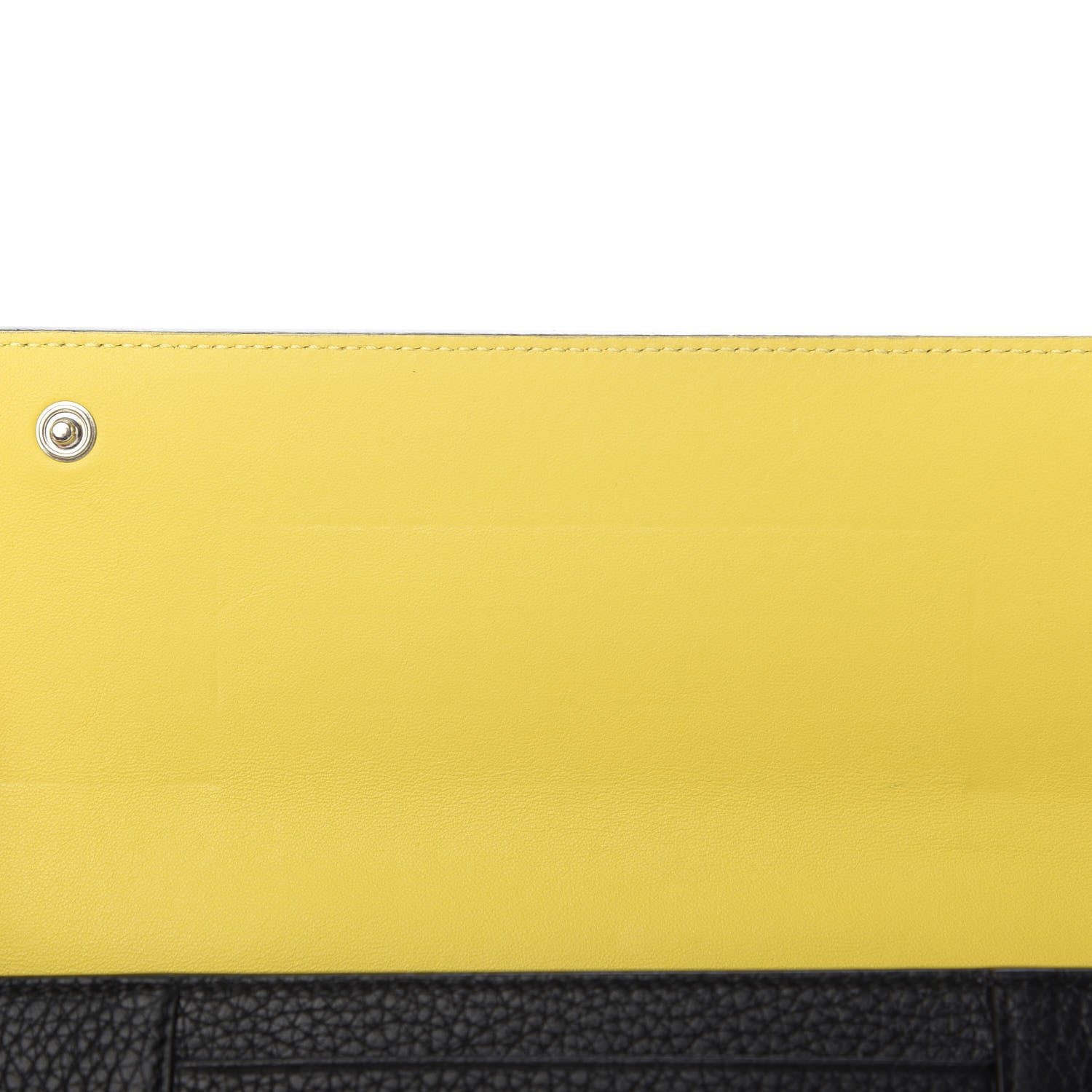 Celine Drummed Calfskin Large Multifunction Flap Wallet Black 9 of 10