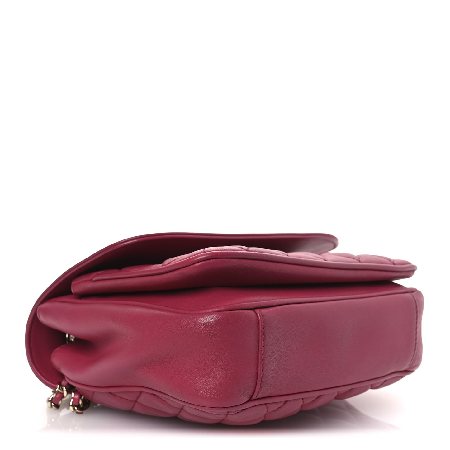 Lambskin Quilted Small Lovely Day Flap Pink