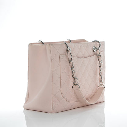 Chanel Caviar Quilted Grand Shopping Tote GST Light Pink 3 of 6