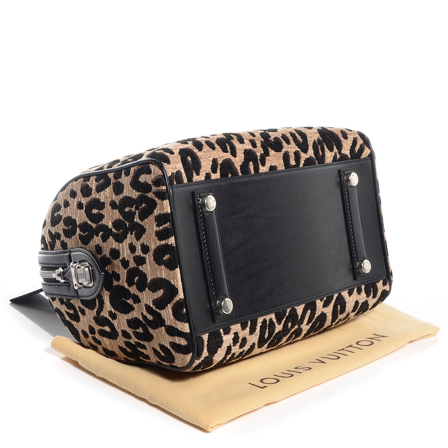 Jacquard Velvet Leopard Print Stephen Sprouse Speedy