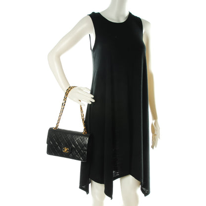 Chanel Lambskin Quilted Small Double Flap Black 2 of 8