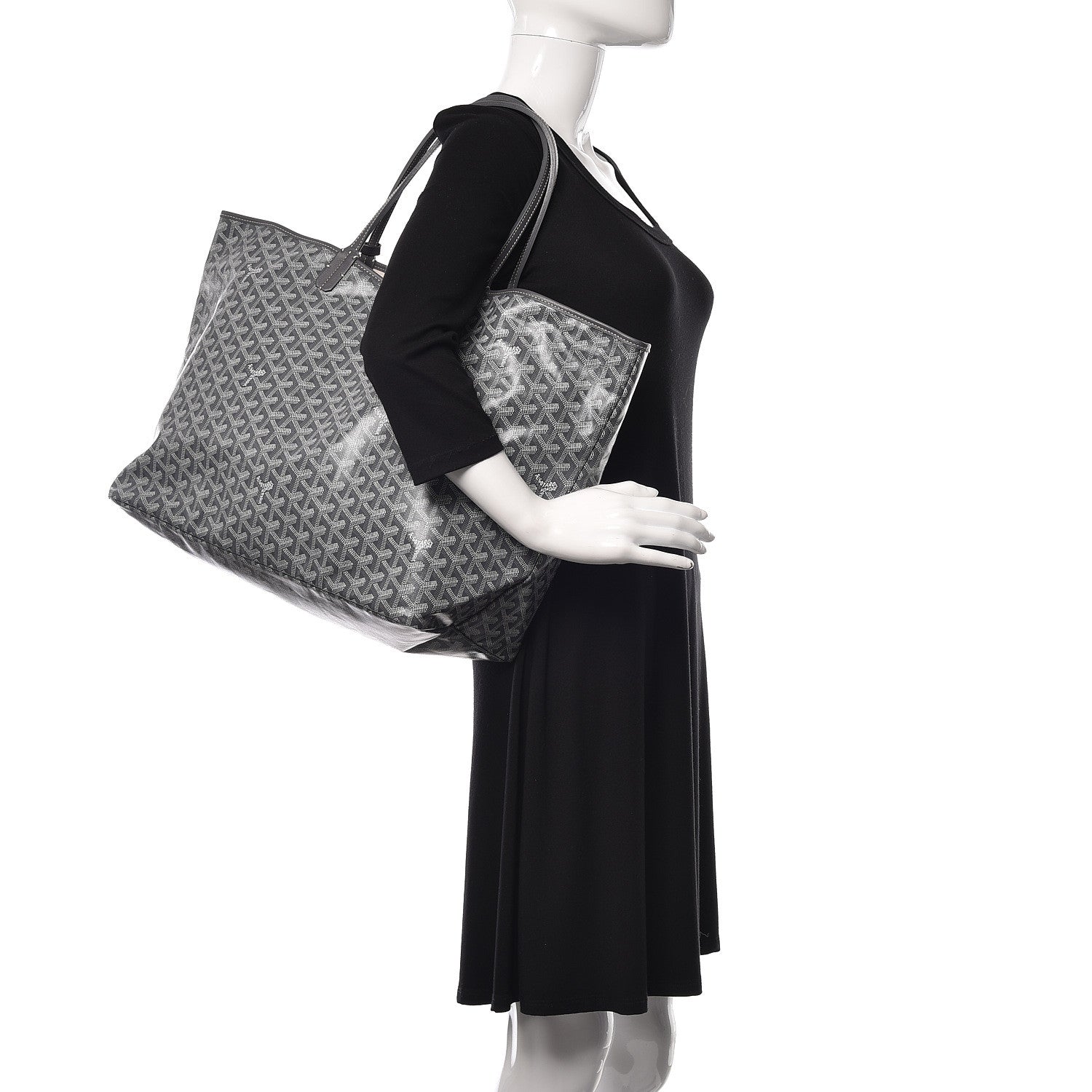 Goyard Goyardine Saint Louis GM Grey 2 of 12