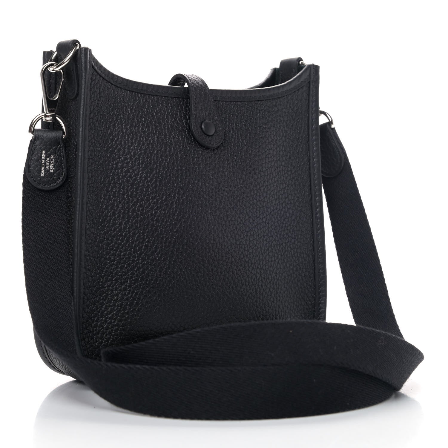 Hermes Taurillon Clemence Evelyne TPM Black 2 of 4