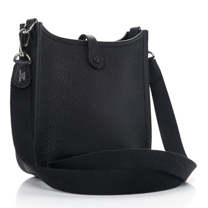 Hermes Taurillon Clemence Evelyne TPM Black 2 of 4