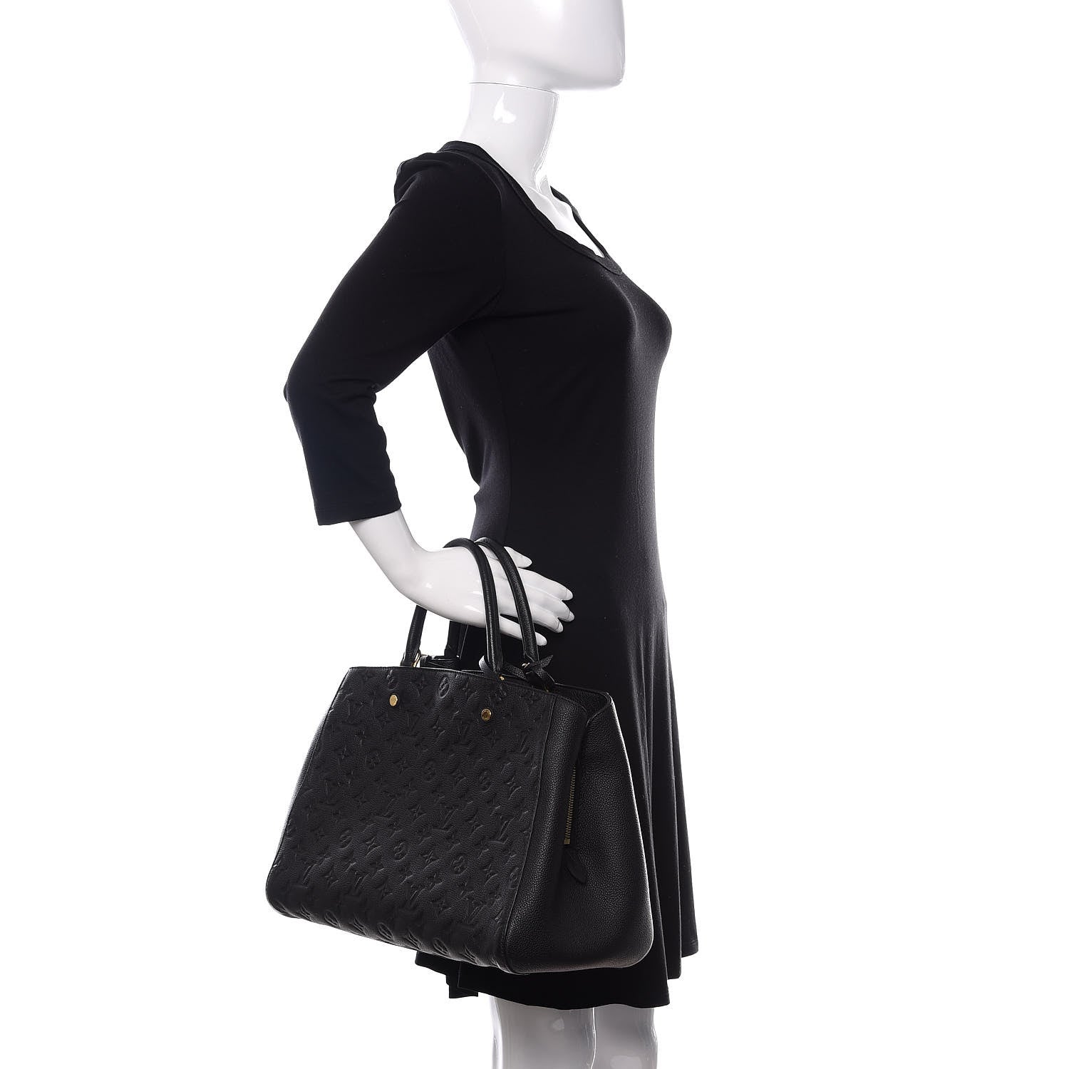 Louis Vuitton Empreinte Montaigne GM Black 3 of 11