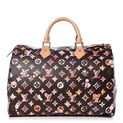Louis Vuitton Watercolor Aquarelle Speedy 35 Brown 1 of 7