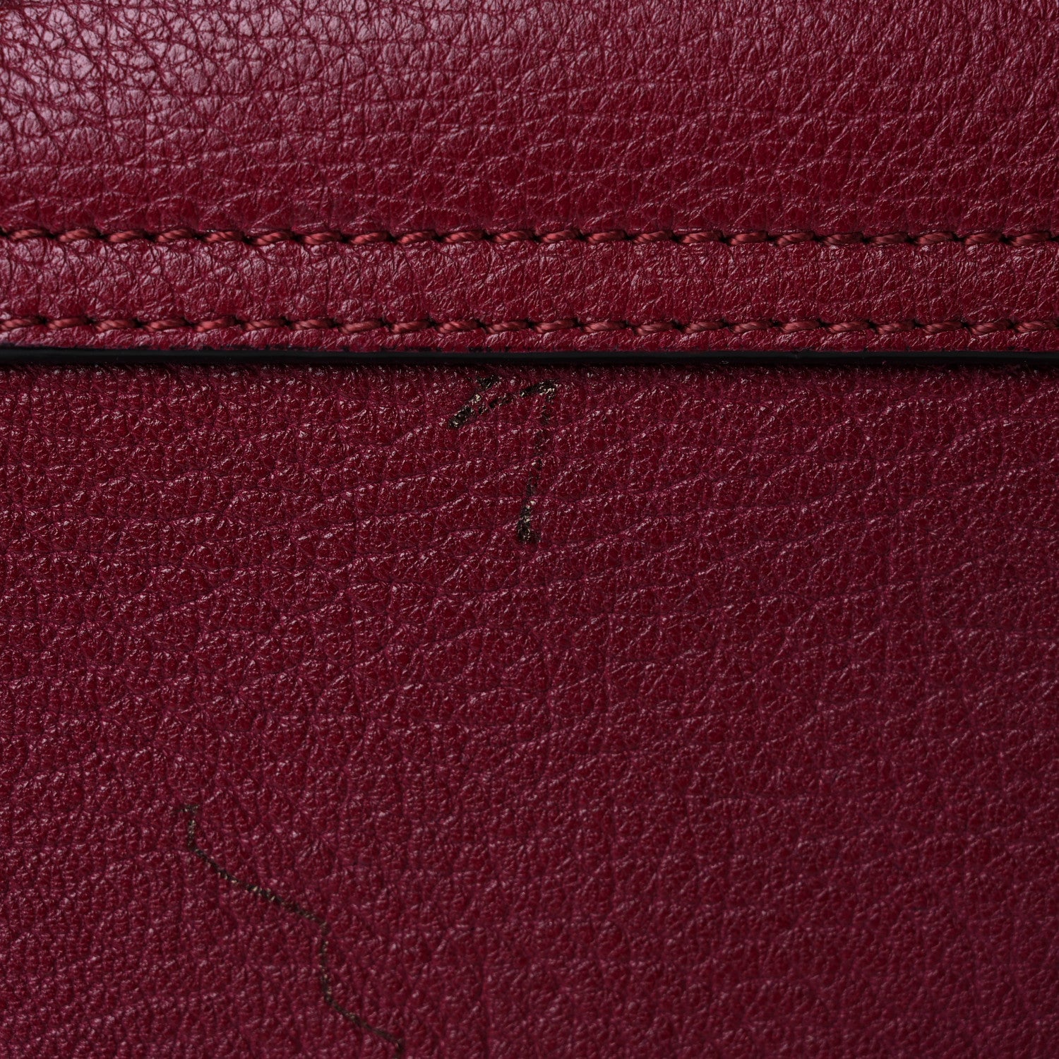 Chloe Grained Lambskin Mini Drew Shoulder Bag Wine Purple 13 of 15