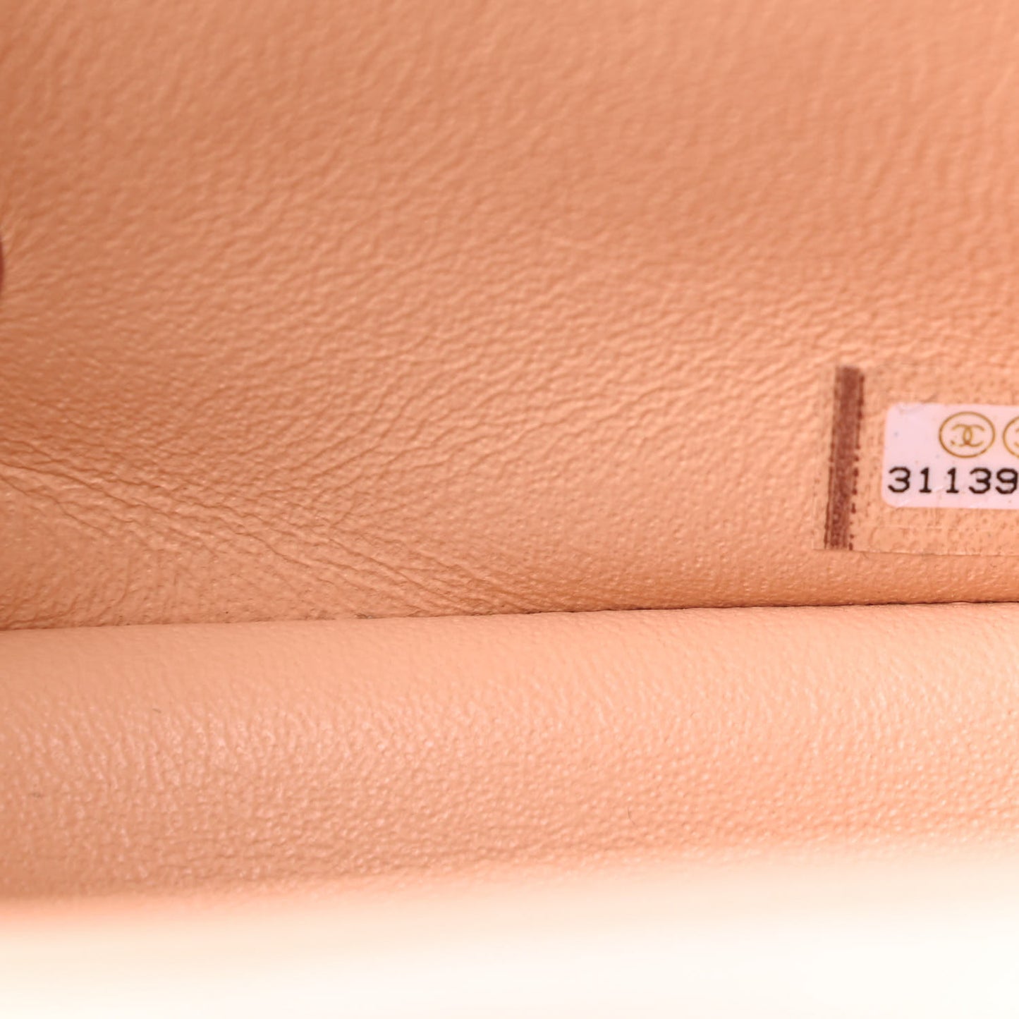 Lambskin Quilted Mini Rectangular Flap Light Pink