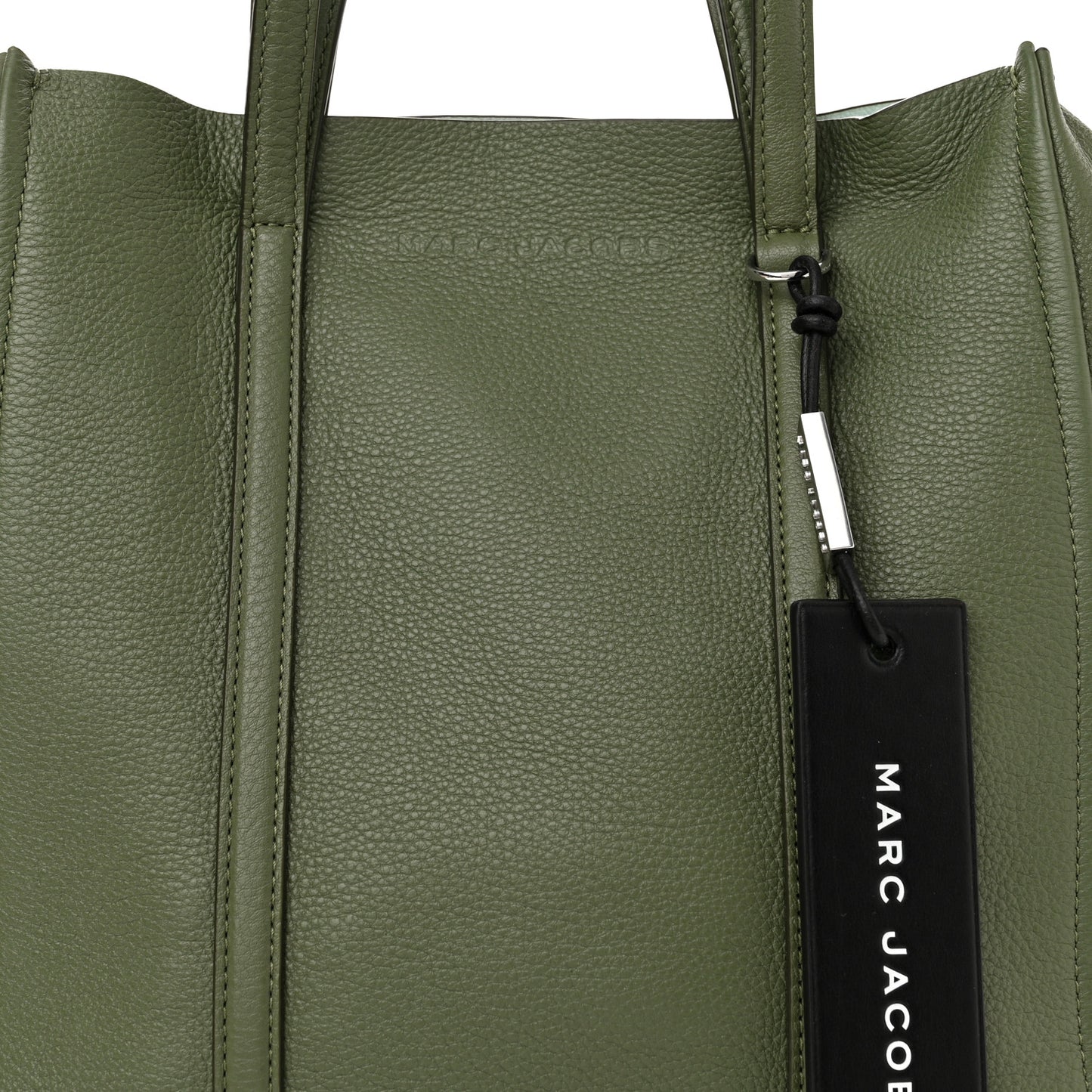Grained Calfskin The Tag Tote Green