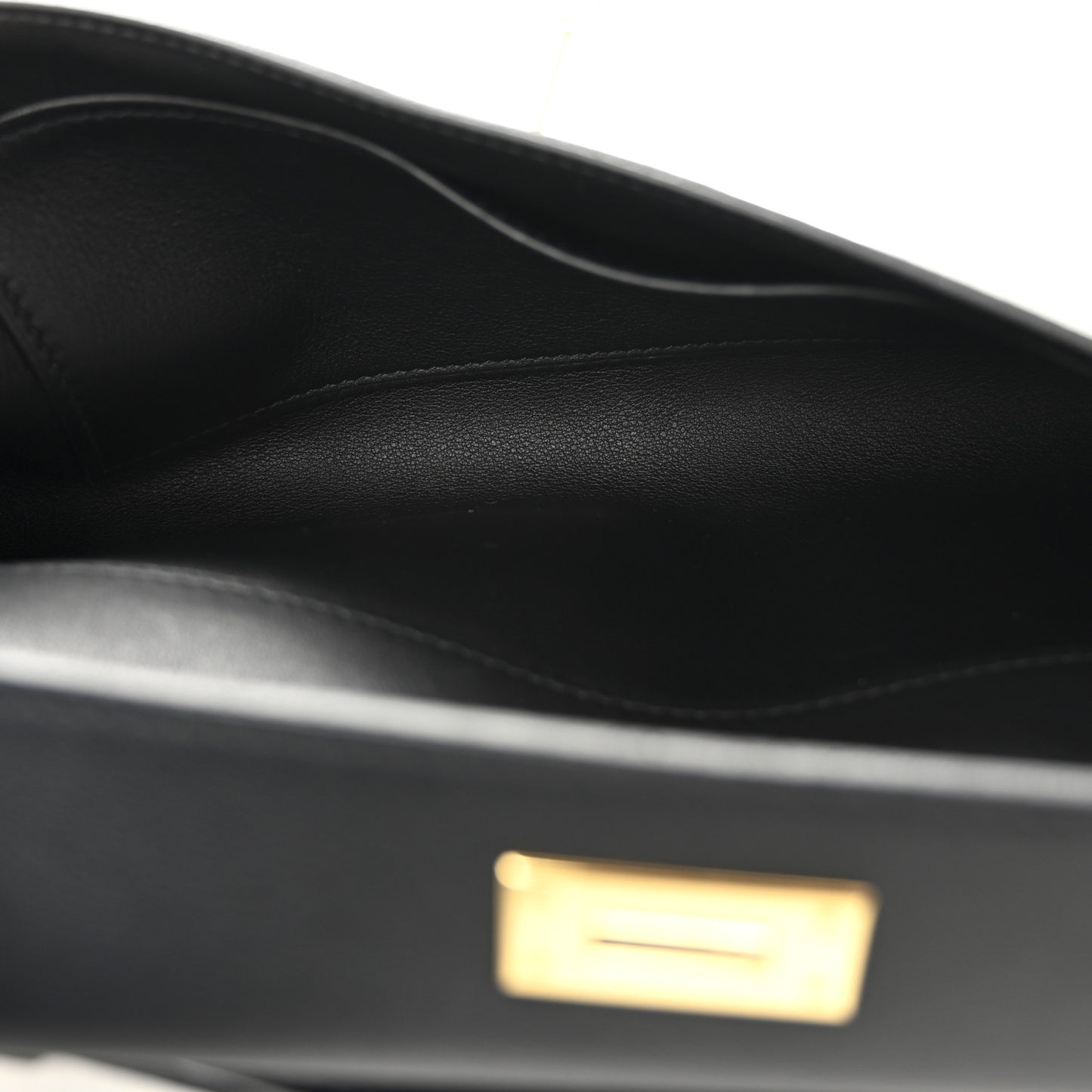 Swift Kelly Cut Clutch Pochette Black