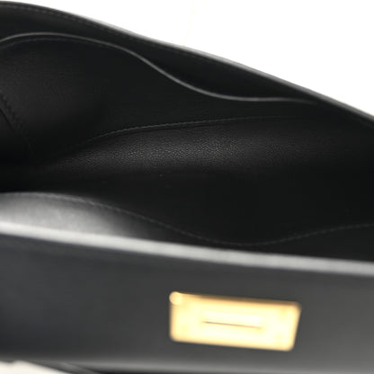 Hermes Swift Kelly Cut Clutch Pochette Black 5 of 11