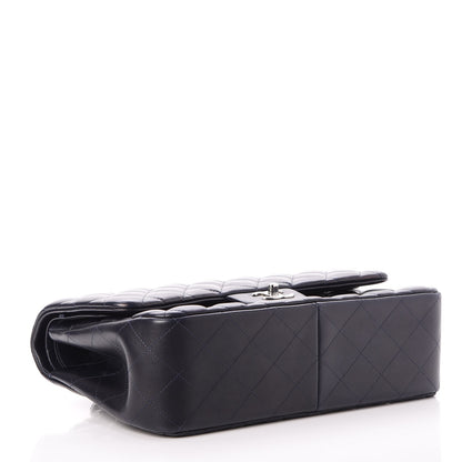 Chanel Lambskin Quilted Jumbo Double Flap Dark Navy 5 of 8