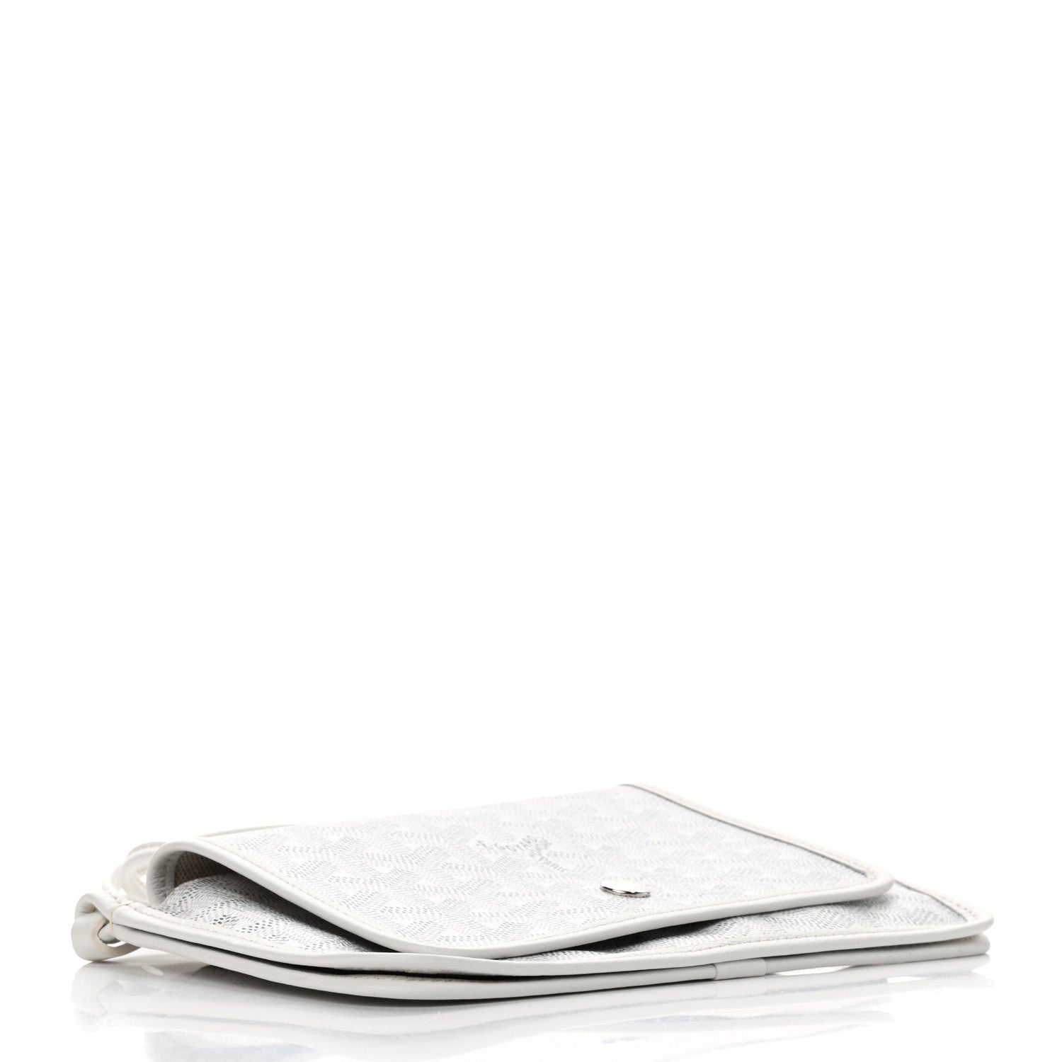 Goyard Goyardine Plumet Wallet Clutch White 4 of 10