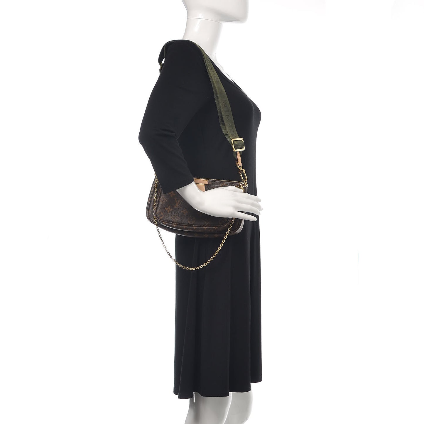 Monogram Multi Pochette Accessories Kaki