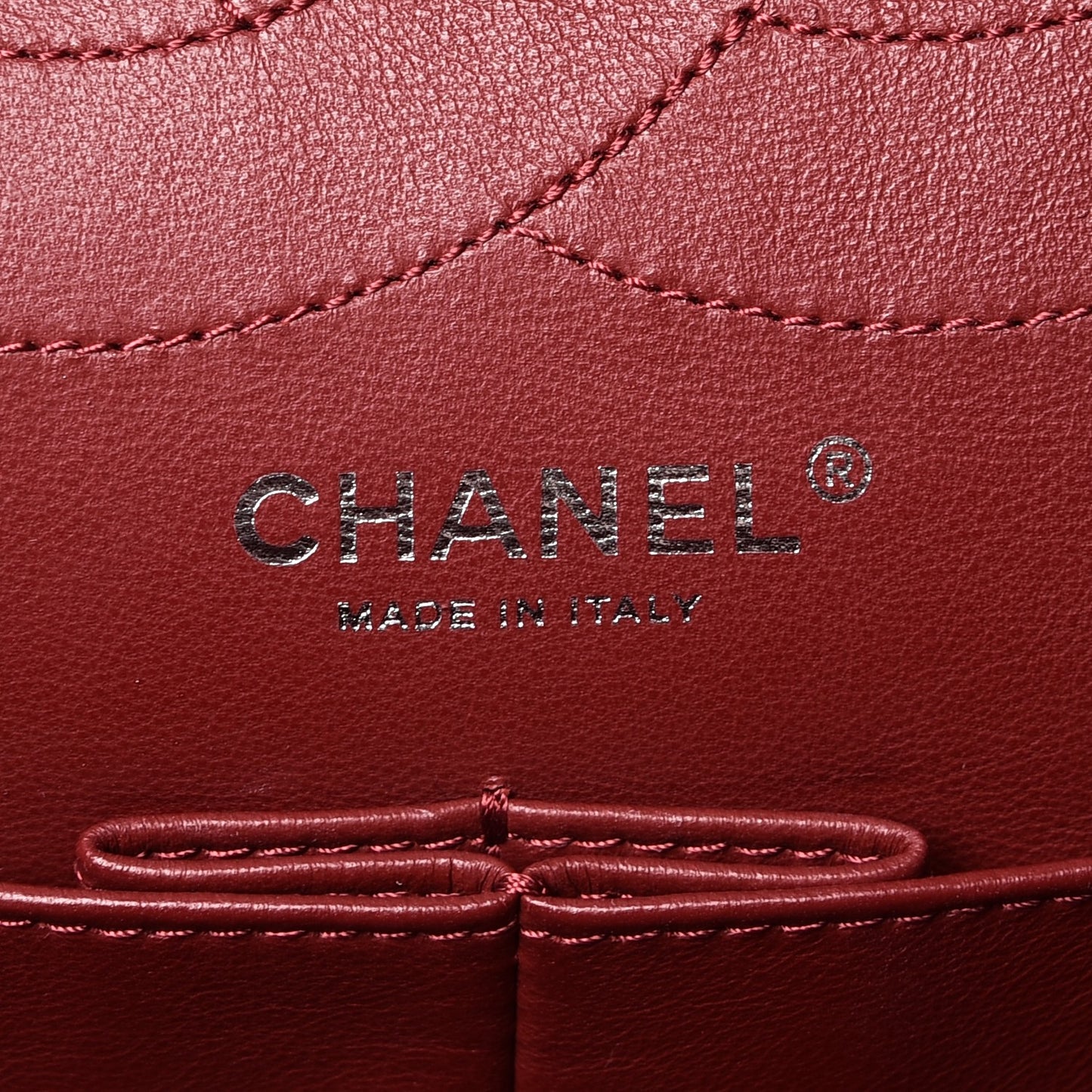 Aged Calfskin Quilted 2.55 Reissue 227 Flap Red