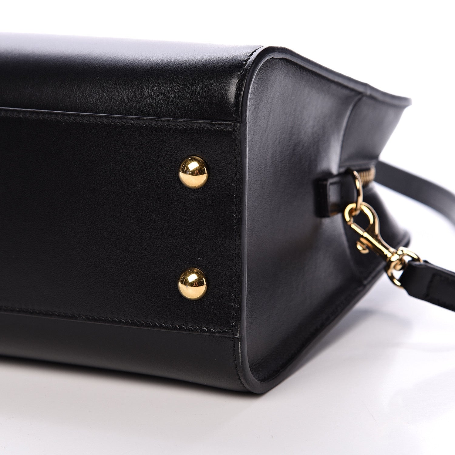 Saint Laurent Calfskin Baby Monogram Cabas Black 9 of 11