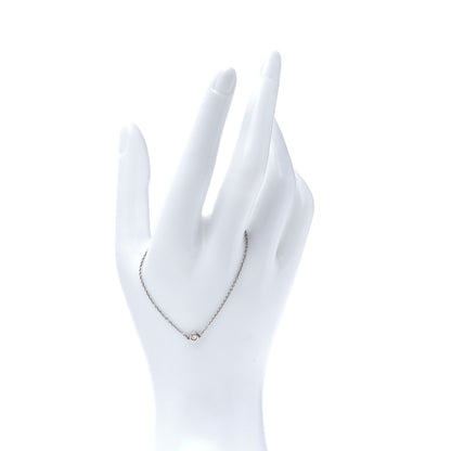 Tiffany Sterling Silver Diamond .05ct Elsa Peretti Diamonds by the Yard Bracelet 2 of 7