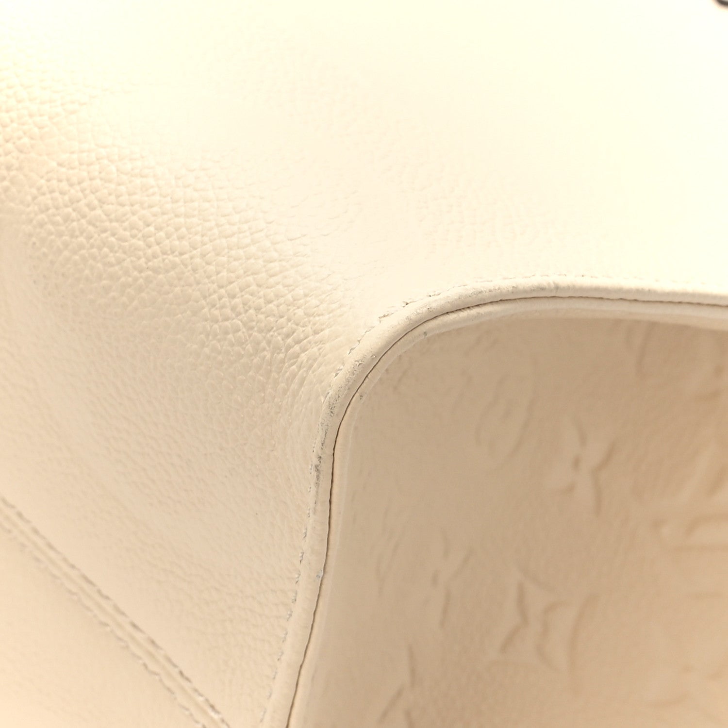 Louis Vuitton Empreinte Monogram Giant Onthego MM Creme 8 of 13